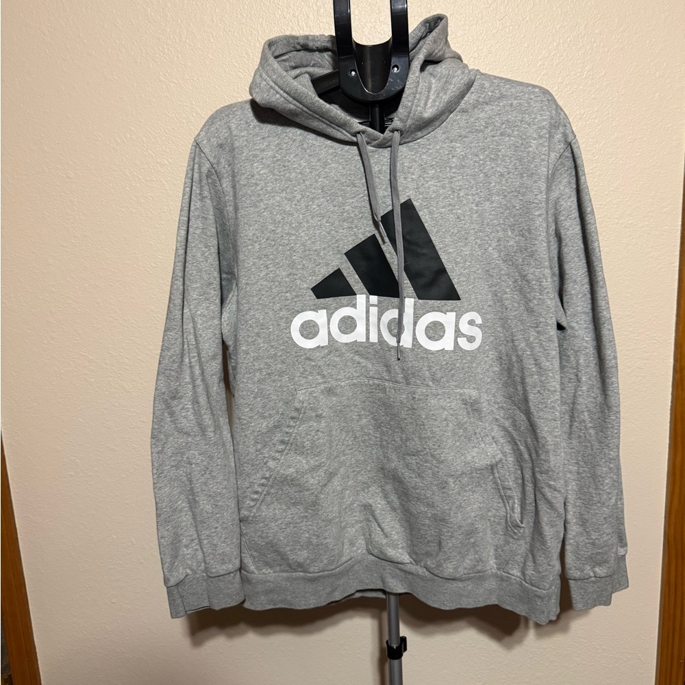 Adidas Men's Heather Gray‎ Hoodie